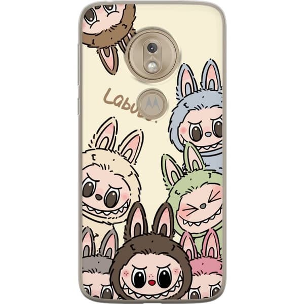 Motorola Moto G7 Play Gennemsigtig cover Labubu Pastel Collection