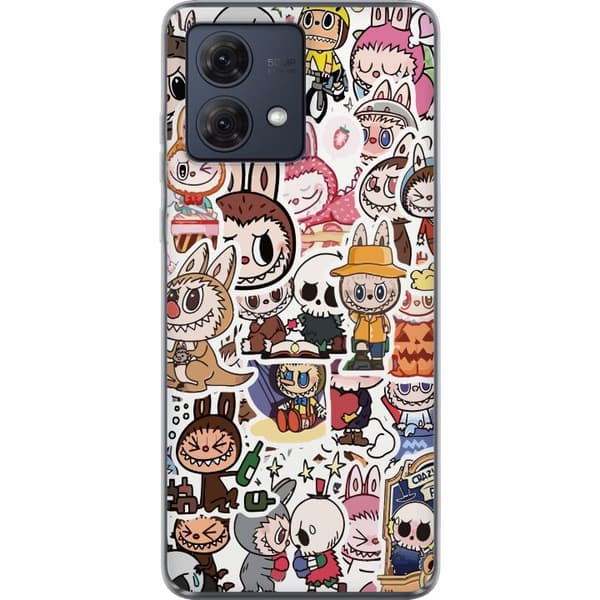 Motorola Moto G84 Gennemsigtig cover Labubu All-Stars – POP MART Specialudgave
