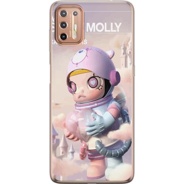 Motorola Moto G9 Plus Gennemsigtig cover Mega Space Molly Care Bears Series - Share Bear Edition