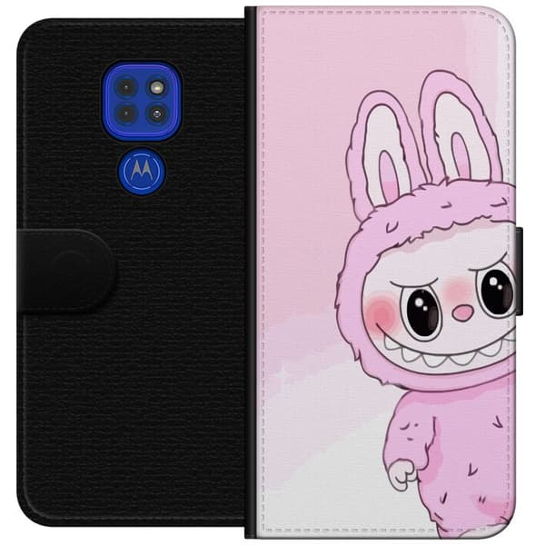 Motorola Moto G9 Play Lommeboketui Labubu Bunny-serien