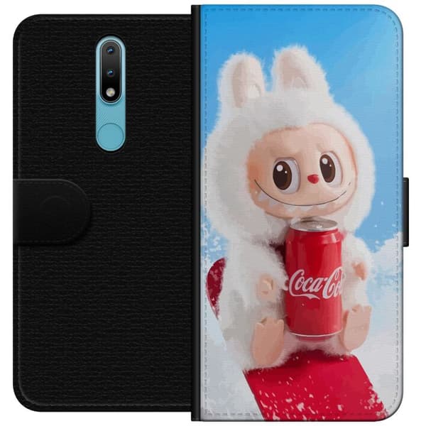 Nokia 2.4 Tegnebogsetui Labubu Summer Edition