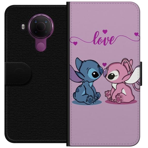 Nokia 5.4 Tegnebogsetui Lilo & Stitch – Angel Edition