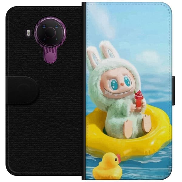 Nokia 5.4 Plånboksfodral Labubu Macaron Series