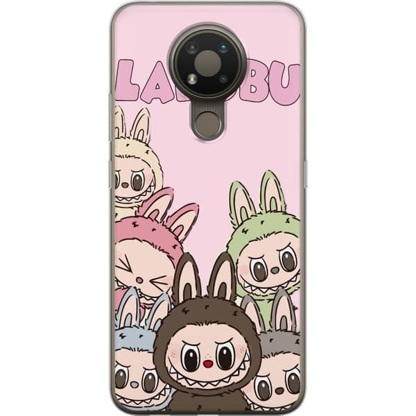 Nokia 3.4 Läpinäkyvä kuori Labubu Classics