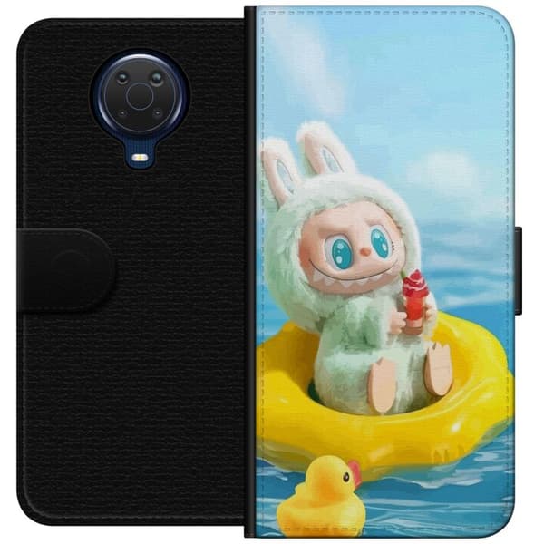 Nokia G20 Tegnebogsetui Labubu Macaron-serie