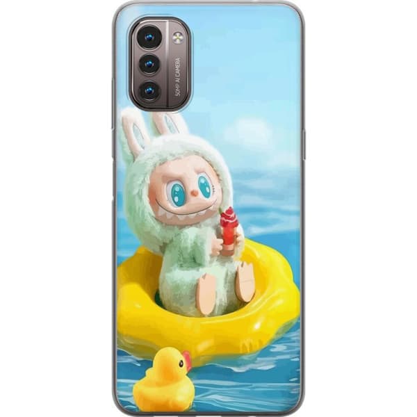 Nokia G21 Läpinäkyvä kuori Labubu Macaron-sarja