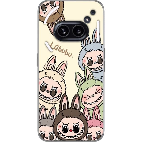 Nothing Phone (2a) Plus Gennemsigtig cover Labubu Pastel Collection