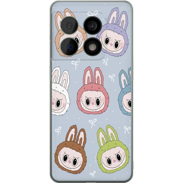OnePlus 10 Pro Gennemsigtig cover Pastel Labubu
