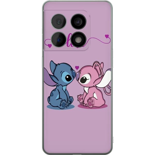 OnePlus 10 Pro Genomskinligt Skal Lilo & Stitch – Angel Edition