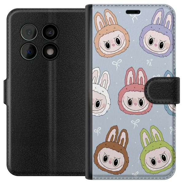 OnePlus 10 Pro Lompakkokotelo Pastel Labubu