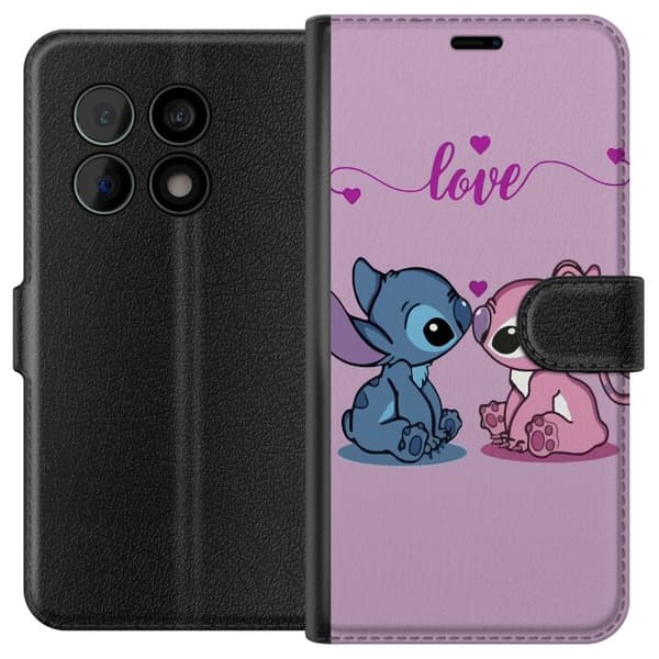OnePlus 10 Pro Tegnebogsetui Lilo & Stitch – Angel Edition