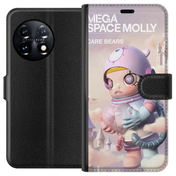 OnePlus 11 Tegnebogsetui Mega Space Molly Care Bears Series - Share Bear Edition