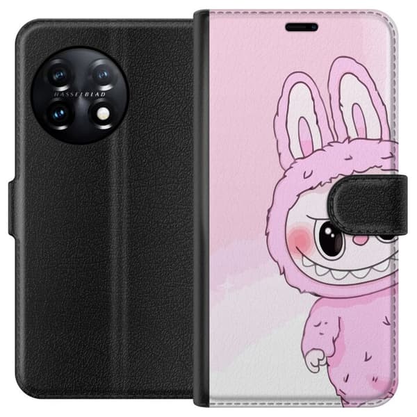 OnePlus 11 Tegnebogsetui Labubu Kanin-serien