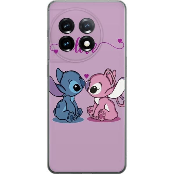 OnePlus 11 Genomskinligt Skal Lilo & Stitch – Angel Edition