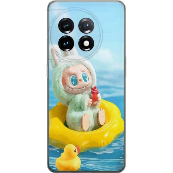 OnePlus 11 Läpinäkyvä kuori Labubu Macaron-sarja