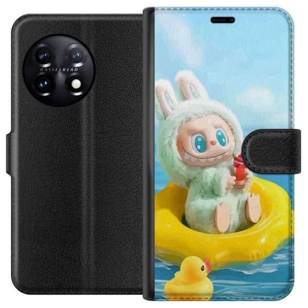 OnePlus 11R Lompakkokotelo Labubu Macaron-sarja