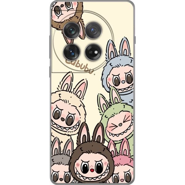 OnePlus 12 Genomskinligt Skal Labubu Pastel Collection