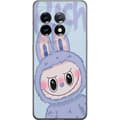 Miniatyrbilde 1 av 3: OnePlus 11R Gjennomsiktig deksel Blå Kanin Labubu
