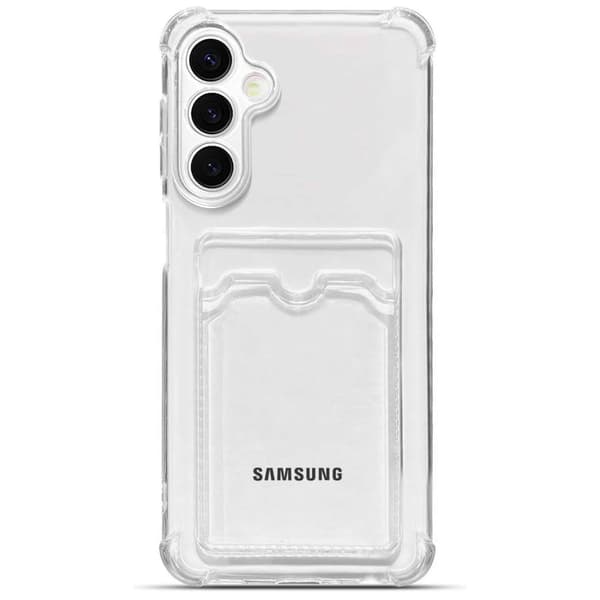 Samsung A16 kirkas kotelo korttikotelolla