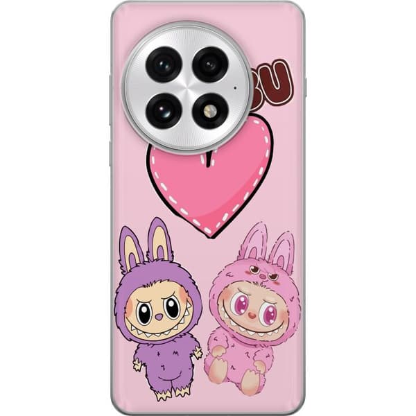 OnePlus 13 Gennemsigtig cover Labubu Pink Monster