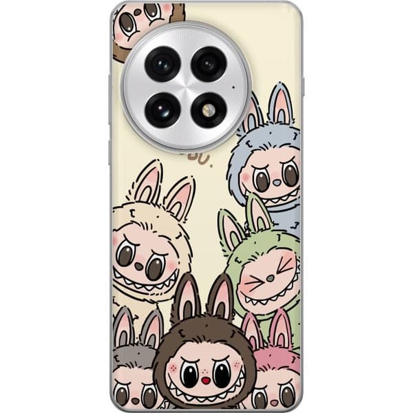 OnePlus 13 Läpinäkyvä kuori Labubu Pastel Collection