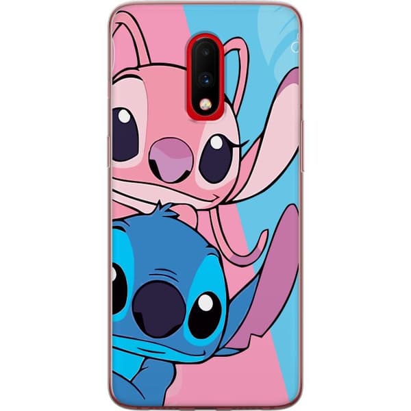 OnePlus 7 Gjennomsiktig deksel Stitch & Angel