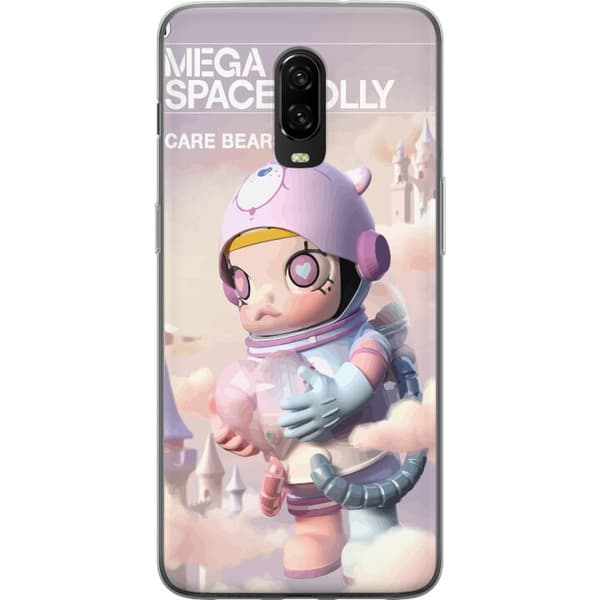 OnePlus 6T Gennemsigtig cover Mega Space Molly Care Bears Series - Share Bear Edition