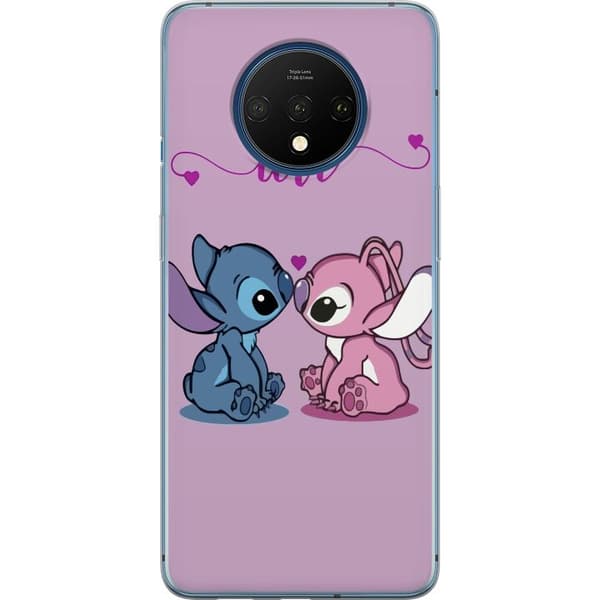 OnePlus 7T Gennemsigtig cover Lilo & Stitch – Angel Edition