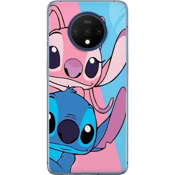 OnePlus 7T Gennemsigtig cover Stitch & Angel