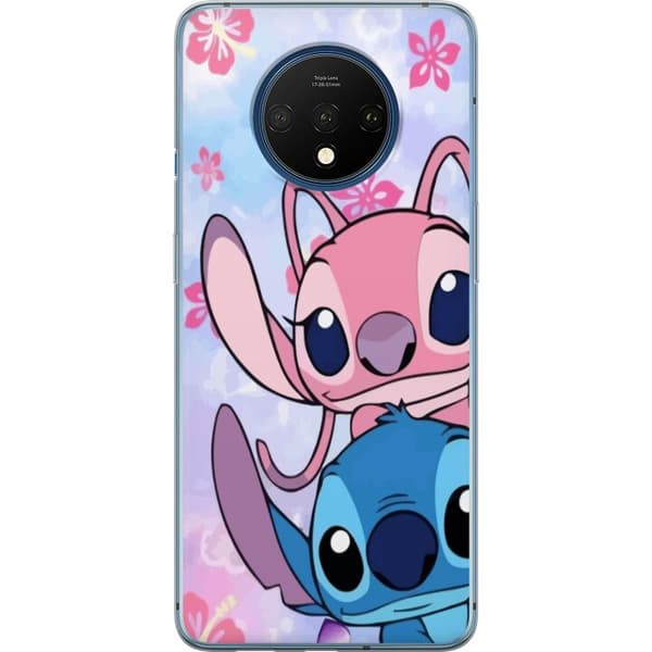 OnePlus 7T Gennemsigtig cover Stitch & Angel