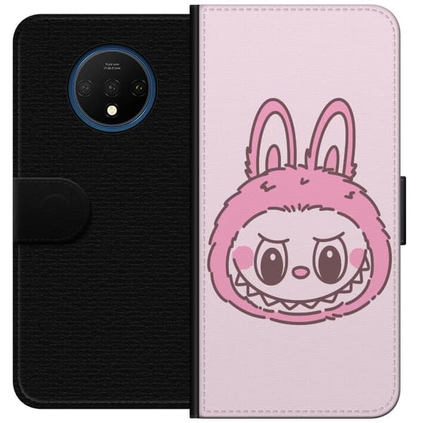OnePlus 7T Tegnebogsetui Labubu Dyrekreds Bunny Udgave