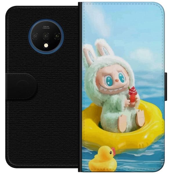 OnePlus 7T Tegnebogsetui Labubu Macaron-serie