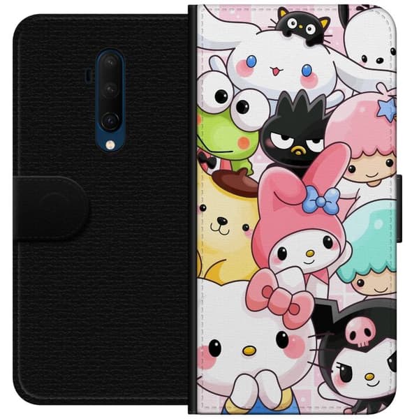 OnePlus 7T Pro Tegnebogsetui Kawaii Sanrio Crew