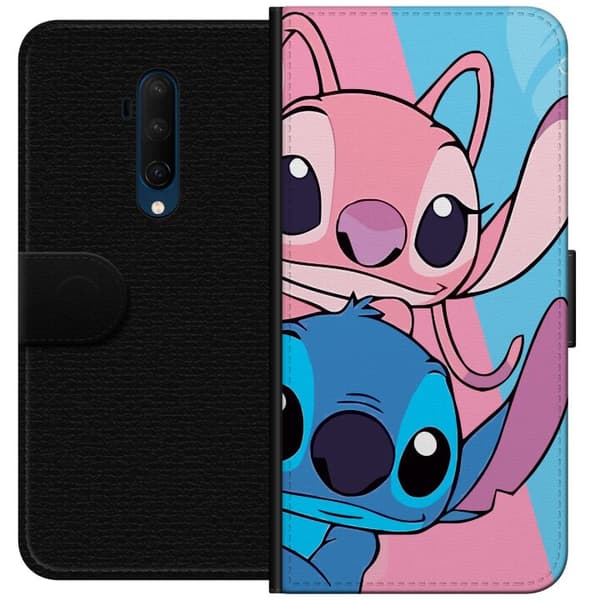 OnePlus 7T Pro Tegnebogsetui Stitch & Angel