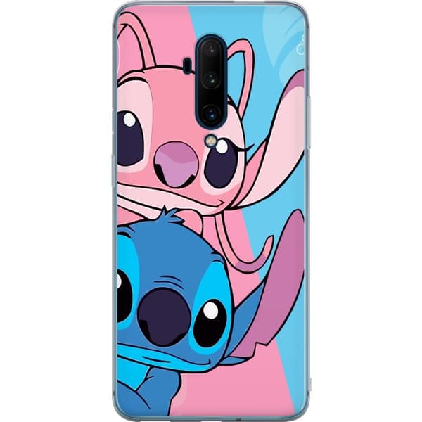 OnePlus 7T Pro Läpinäkyvä kuori Stitch & Angel