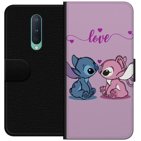 OnePlus 8 Tegnebogsetui Lilo & Stitch – Angel Edition