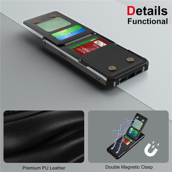 INF Elegant svart plånboksfodral för iPhone 14 iPhone 14 Plus