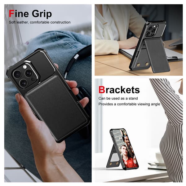 INF Elegant svart plånboksfodral för iPhone 14 iPhone 14 Plus