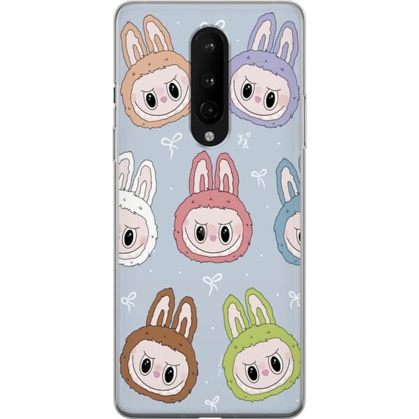 OnePlus 8 Genomskinligt Skal Pastel Labubu