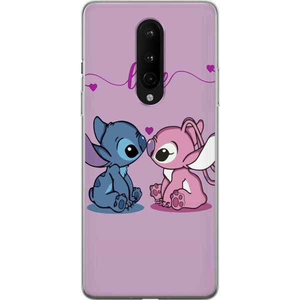 OnePlus 8 Gennemsigtig cover Lilo & Stitch – Angel Edition