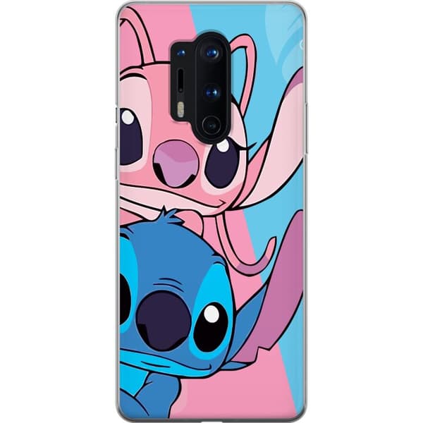 OnePlus 8 Pro Gennemsigtig cover Stitch & Angel