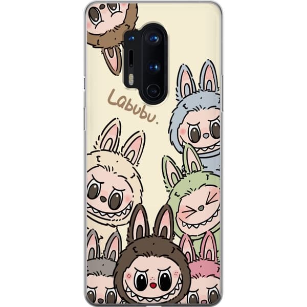 OnePlus 8 Pro Gjennomsiktig deksel Labubu Pastel Collection