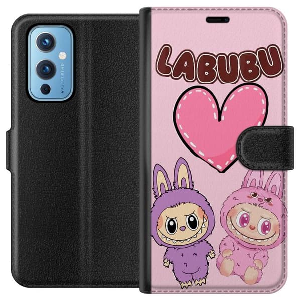 OnePlus 9 Tegnebogsetui Labubu Pink Monster