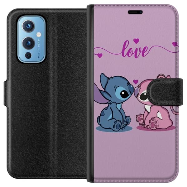 OnePlus 9 Plånboksfodral Lilo & Stitch – Angel Edition