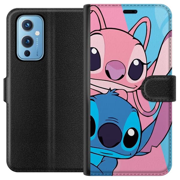 OnePlus 9 Plånboksfodral Stitch & Angel