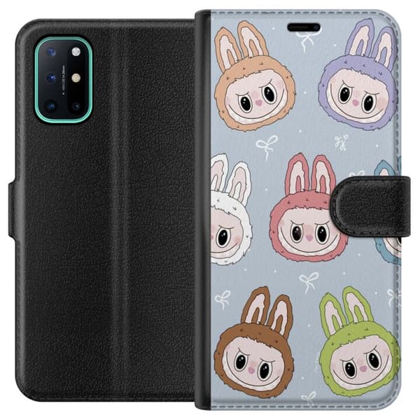 OnePlus 8T Tegnebogsetui Pastel Labubu