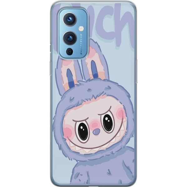 OnePlus 9 Genomskinligt Skal Blue Bunny Labubu