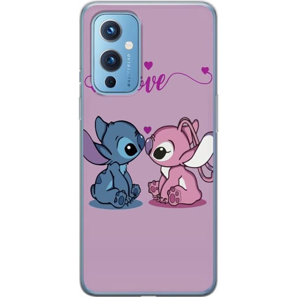 OnePlus 9 Gjennomsiktig deksel Lilo & Stitch – Angel Edition
