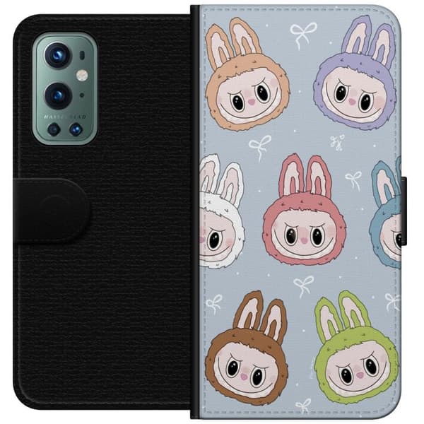 OnePlus 9 Pro Tegnebogsetui Pastel Labubu