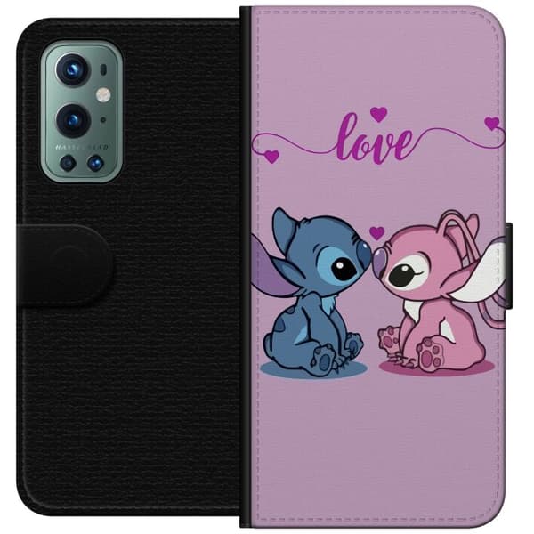 OnePlus 9 Pro Tegnebogsetui Lilo & Stitch – Angel Edition